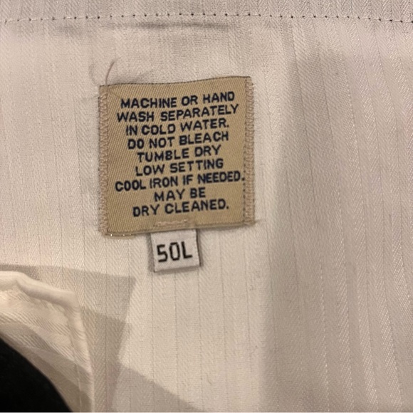 NWT WESTPORT MEN’S BIG AND TALL DARK GREY PLEATED WOOL PANTS - Picture 5 of 5